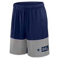 Men's Fanatics Navy/Silver Dallas Cowboys Big & Tall Best of the Performance Shorts