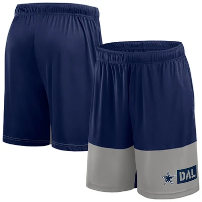Men's Fanatics Navy/Silver Dallas Cowboys Big & Tall Best of the Performance Shorts