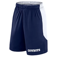 Short de lancement Fanatics bleu marine/blanc Dallas Cowboys Big & Tall pour hommes