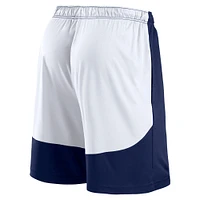 Men's Fanatics Navy/White Dallas Cowboys Big & Tall Launch Shorts