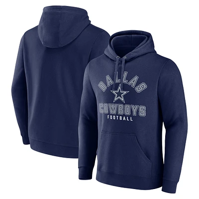 Men's Fanatics  Navy Dallas Cowboys Between the Pylons Pullover Hoodie