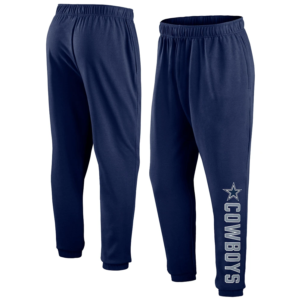 Pantalon de survêtement Fanatics Navy Dallas Cowboys Big & Tall Chop Block pour hommes