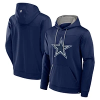 Sweat à capuche bleu marine Dallas Cowboys Defender Fanatics pour homme