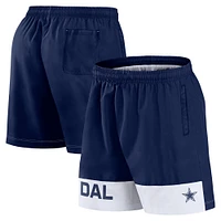 Short bleu marine Fanatics Dallas Cowboys Elements pour hommes