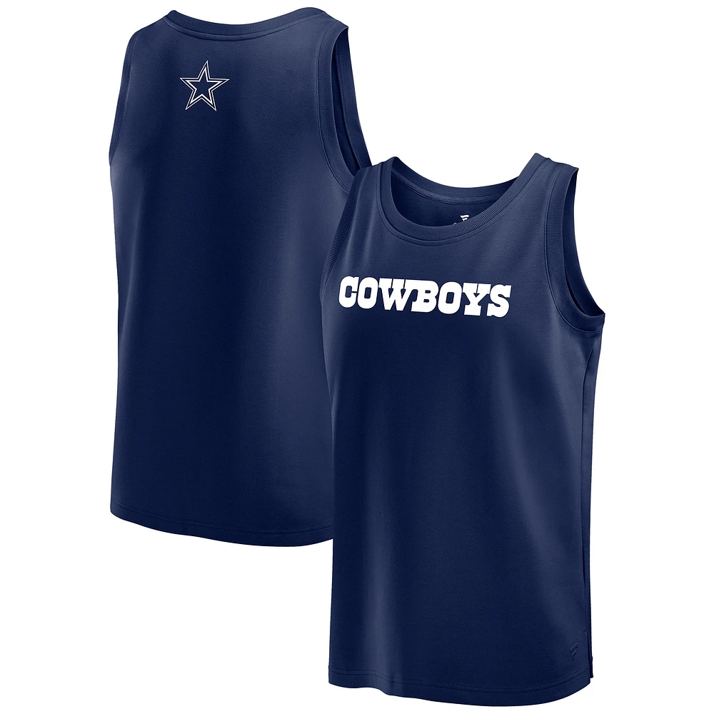 Débardeur Fanatics bleu marine Dallas Cowboys Elements pour hommes