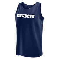 Men's Fanatics Navy Dallas Cowboys Elements Tank Top