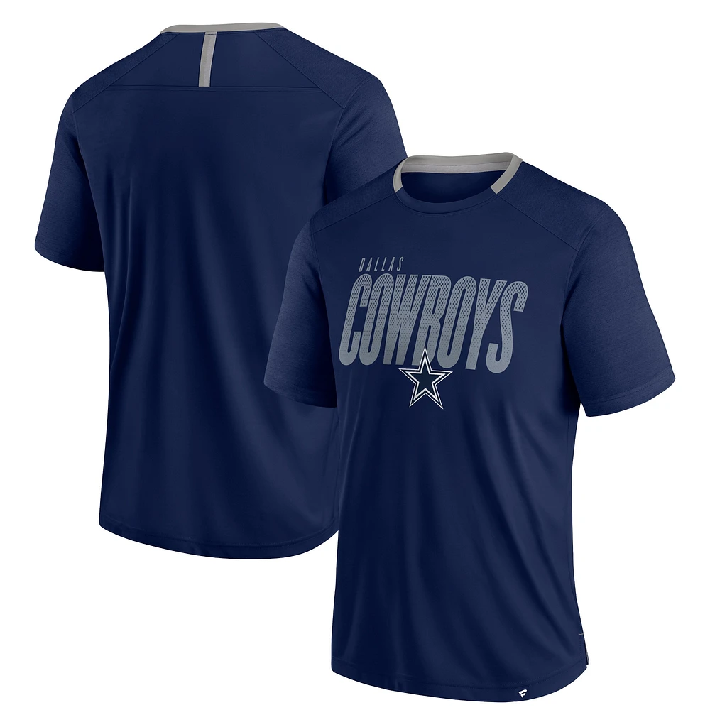 T-shirt à pois bleu marine Dallas Cowboys Fanatics pour homme