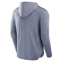 Men's Fanatics Navy Dallas Cowboys Front Office Power Mono Long Sleeve Hoodie T-Shirt
