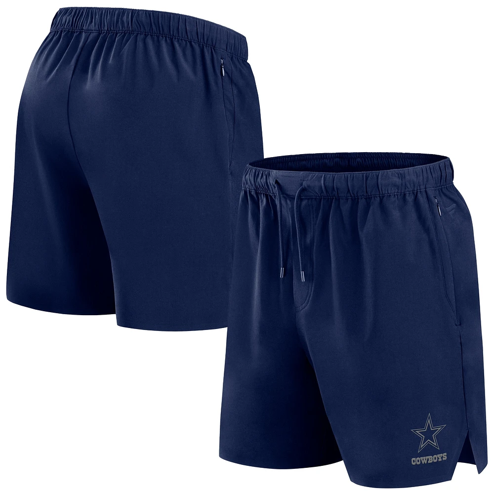 Men's Fanatics Navy Dallas Cowboys Front Office Woven Shorts