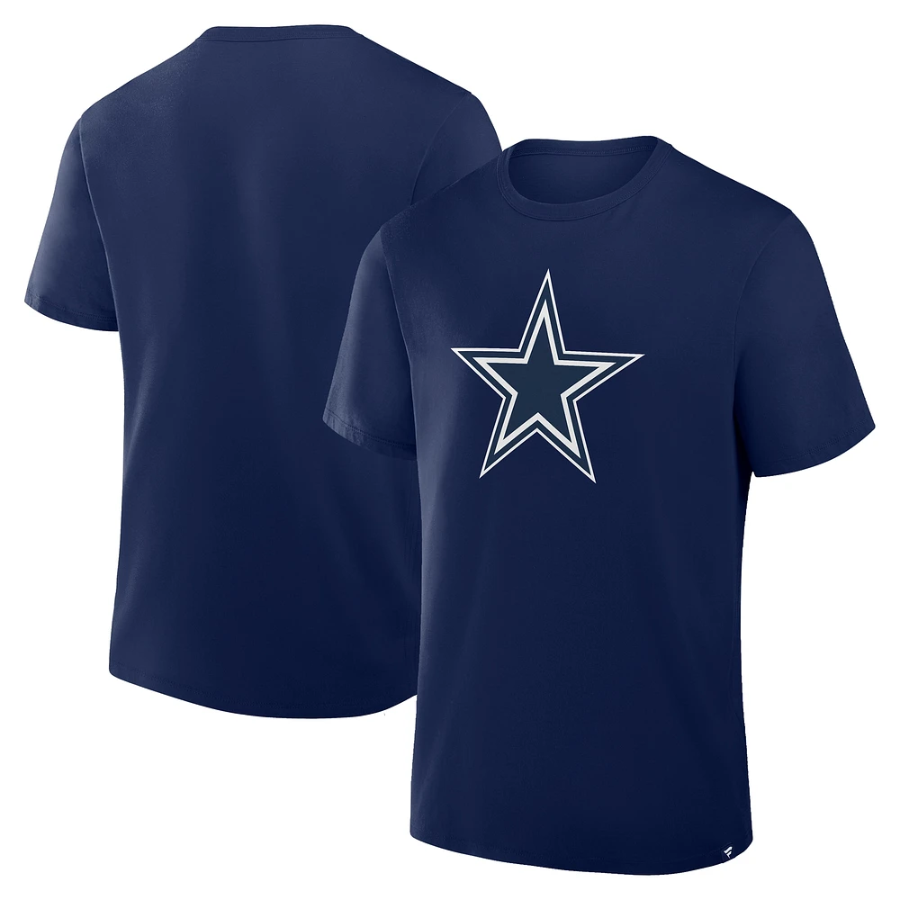 T-shirt en coton bleu marine pour homme Fanatics Dallas Cowboys Legacy