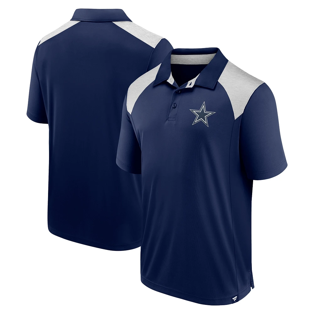 Polo primaire fanatiques bleu marine des Dallas Cowboys pour hommes