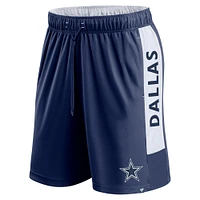 Short bleu marine Fanatics pour hommes des Dallas Cowboys Gagnez le match