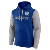 Men's Fanatics Royal Dallas Cowboys Fleece Pullover Hoodie