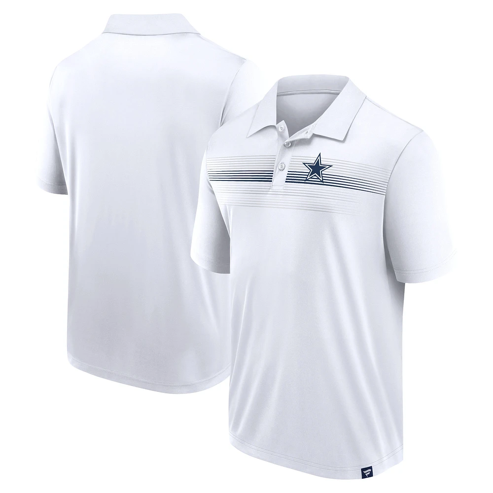 Polo sublimé blanc grand et des Cowboys de Dallas Fanatics pour hommes