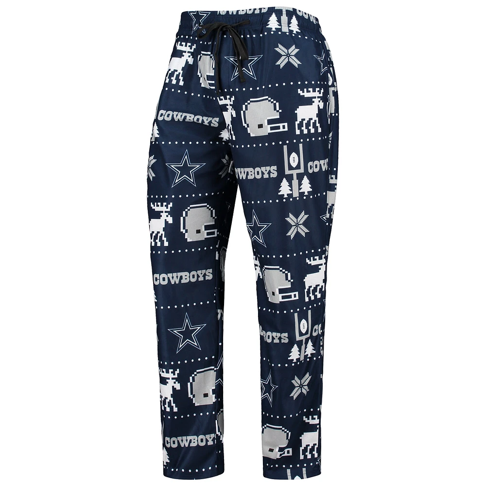 KDC COW NAVY F21 NFL MOTIF HOMME UGLY PJ SET BEDMENSLP