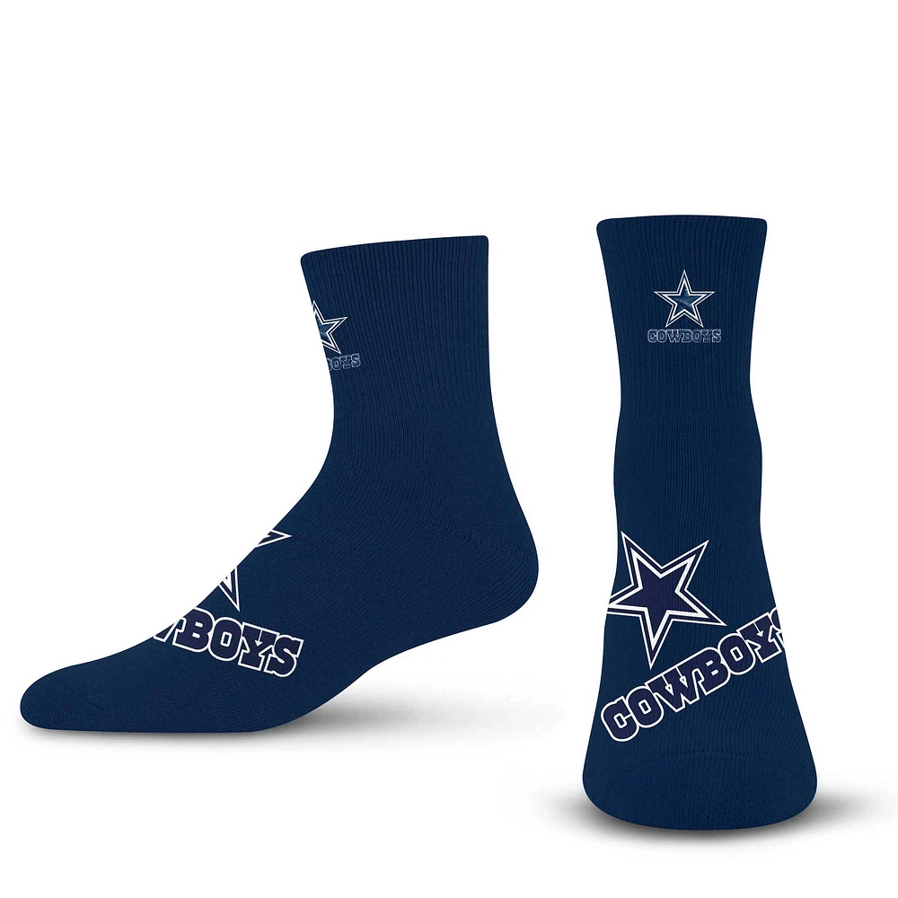 Men's For Bare Feet Dallas Cowboys Quarter Socks