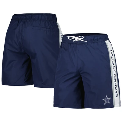 Short de bain Streamline Volley G-III Extreme Navy Dallas Cowboys pour hommes