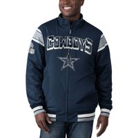 Dallas Cowboys G-III Sports by Carl Banks Fast Pace Reversible Full-Zip  Jacket - Navy/Charcoal