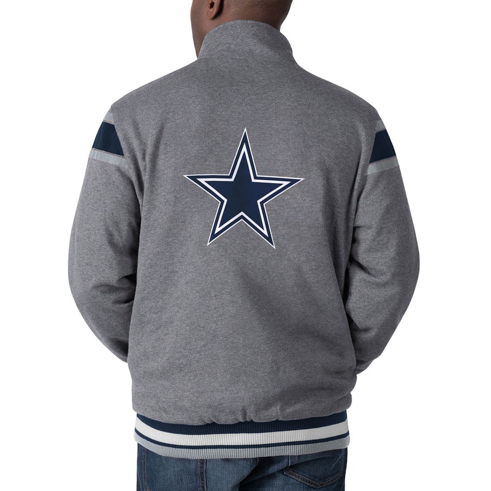 Dallas Cowboys G-III Sports by Carl Banks Fast Pace Reversible Full-Zip  Jacket - Navy/Charcoal