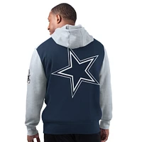 Sweat à capuche Extreme G-III Sports by Carl Banks pour homme, bleu marine, des Dallas Cowboys
