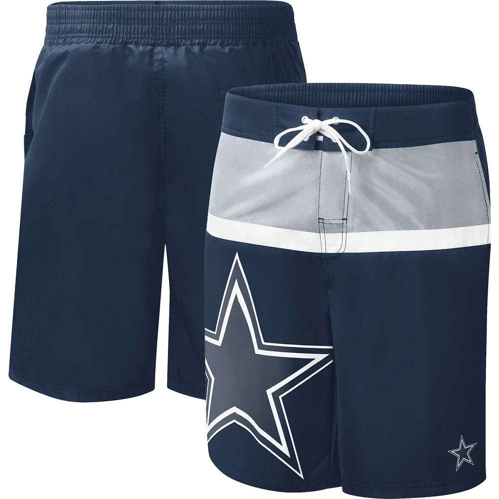 Maillot de bain G-III Sports by Carl Banks Dallas Cowboys Sea Wind pour homme - Bleu marine