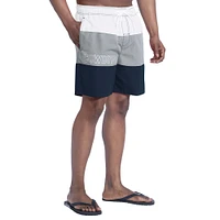 Men's G-III Sports by Carl Banks  White/Gray Dallas Cowboys Sunrise Volley Swim Shorts
