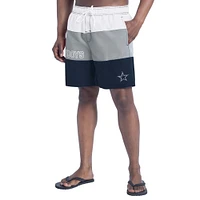 Men's G-III Sports by Carl Banks  White/Gray Dallas Cowboys Sunrise Volley Swim Shorts
