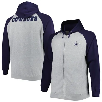 Men's Starter White Dallas Cowboys The Power Forward Full-Snap Jacket