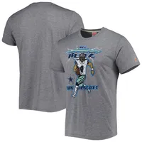 Men's Homage Dan Marino Heather Gray Miami Dolphins NFL Blitz Retired Player Tri-Blend T-Shirt Size: Small