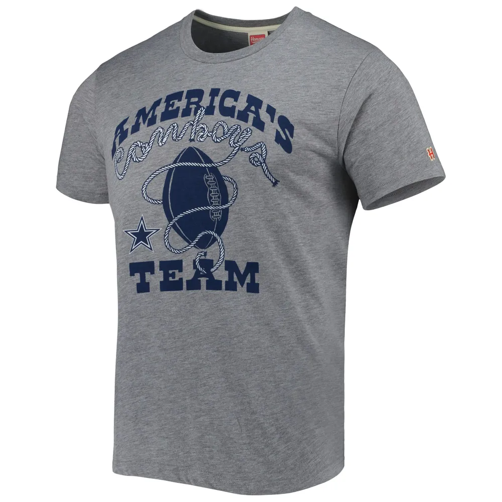 T-shirt à trois mélanges Hyper Local Homage Gray Dallas Cowboys pour homme