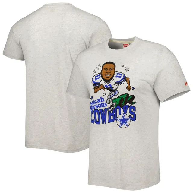 Micah Parsons & Trevon Diggs Dallas Cowboys Homage NFL Jam Tri-Blend T-Shirt  - Heathered Gray