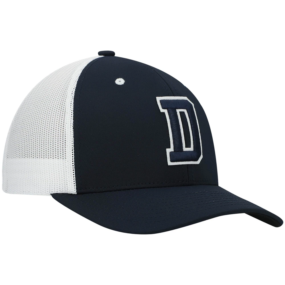 Casquette HOOey Dallas Cowboys Logo Snapback bleu marine/blanc pour homme