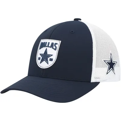 Dallas Cowboys HOOey Star Patch Trucker Snapback Hat - Navy/White