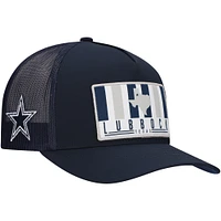 Casquette snapback de camionneur Dallas Cowboys Lubbock bleu marine HOOey pour homme