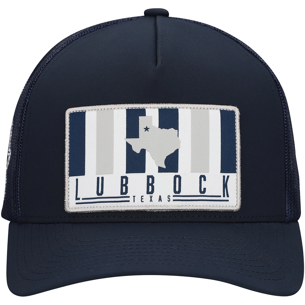 Men's HOOey  Navy Dallas Cowboys  Lubbock Trucker Snapback Hat