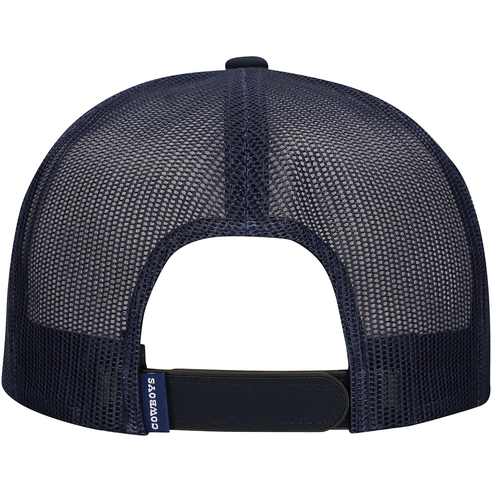 Casquette snapback de camionneur Dallas Cowboys Lubbock bleu marine HOOey pour homme