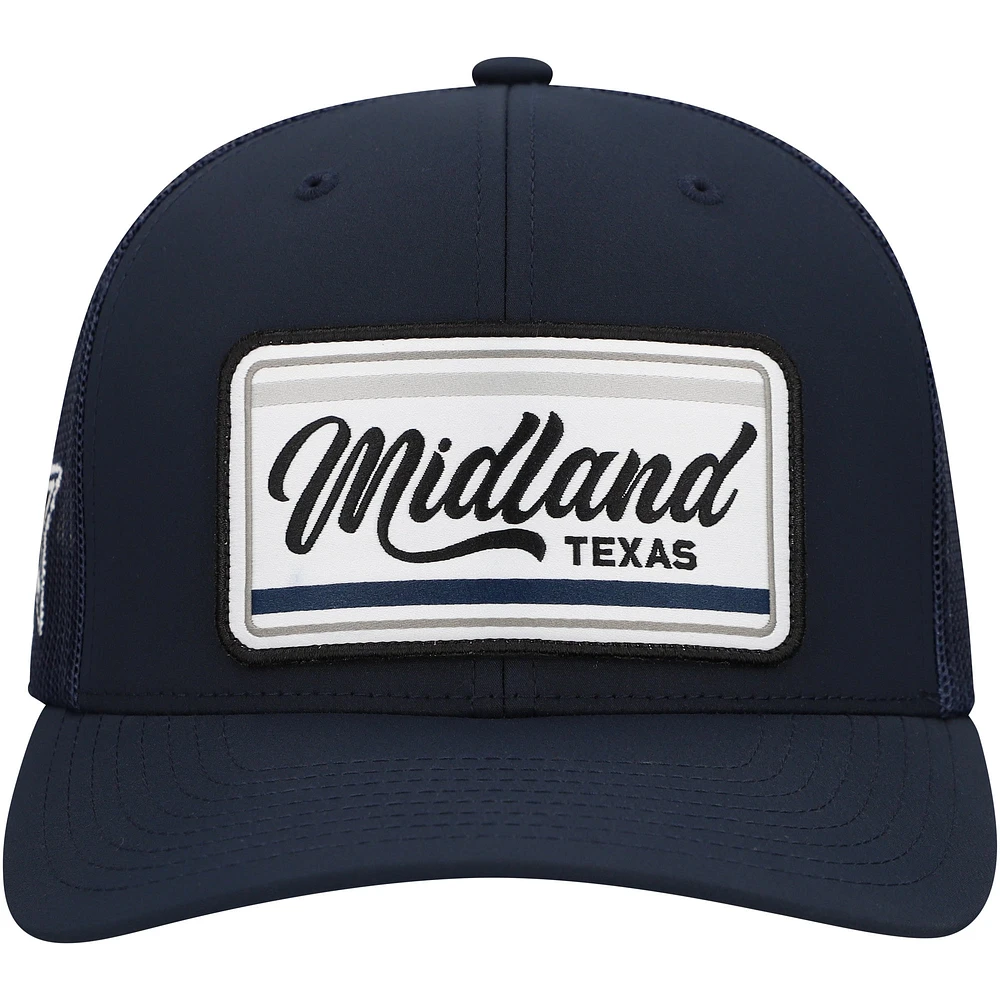 Men's HOOey  Navy Dallas Cowboys  Midland Rig Trucker Adjustable Hat