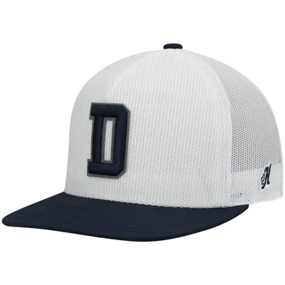 Dallas Cowboys HOOey Logo Snapback Hat - White/Navy