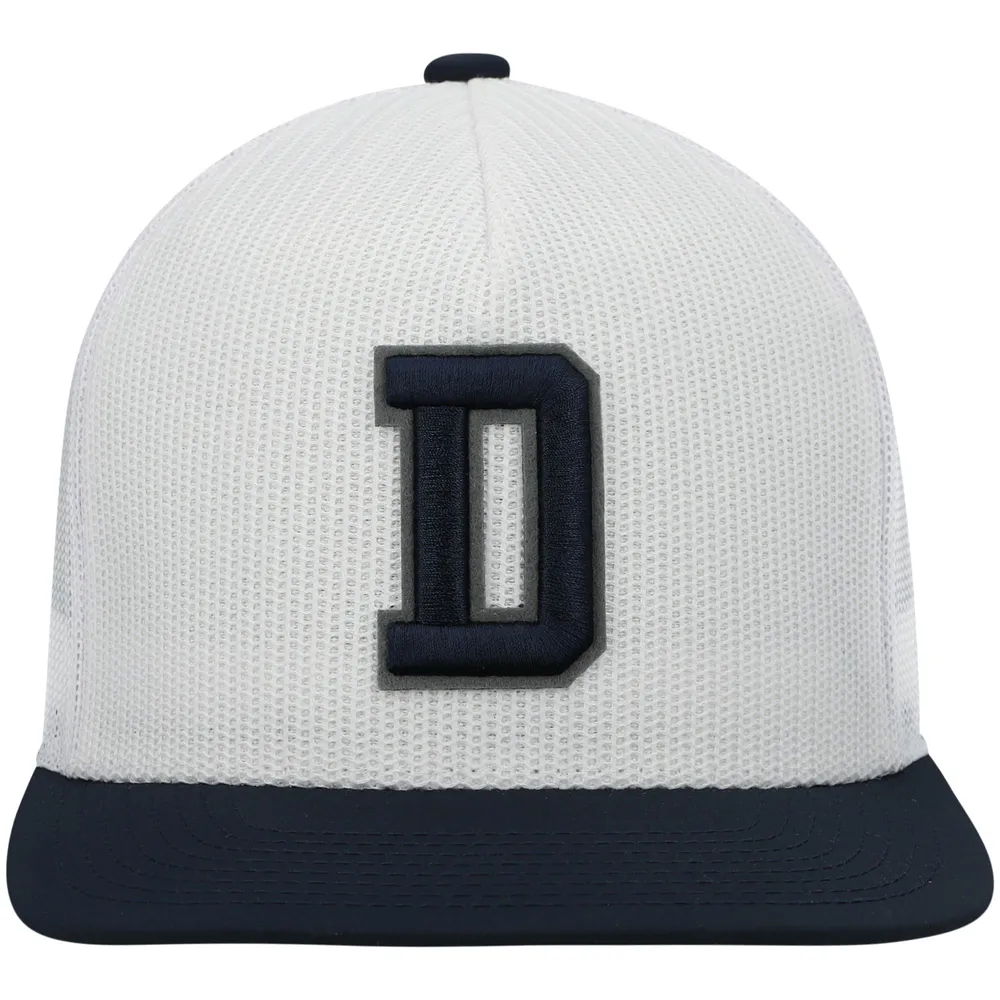 Casquette Snapback HOOey pour hommes avec logo Dallas Cowboys blanc/bleu marine