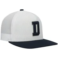 Casquette Snapback HOOey pour hommes avec logo Dallas Cowboys blanc/bleu marine