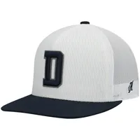 Casquette Snapback HOOey pour hommes avec logo Dallas Cowboys blanc/bleu marine