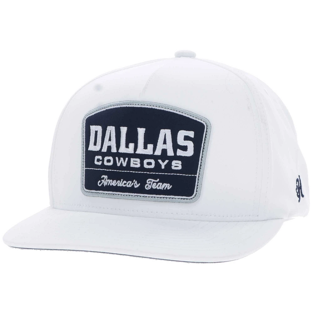 Casquette ajustable blanche HOOey Dallas Cowboys America's Team pour homme