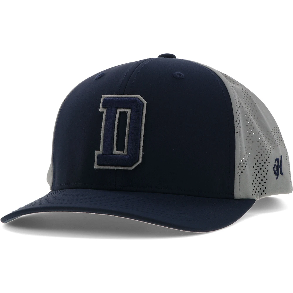 Casquette réglable HOOey Dallas Cowboys D Logo Trucker pour hommes