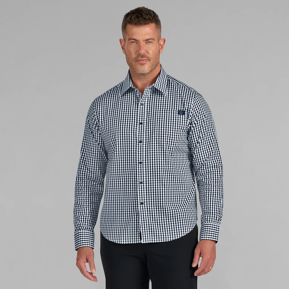 Men's J. Palmer Navy Dallas Cowboys Dual Threat Long Sleeve Button-Up Shirt