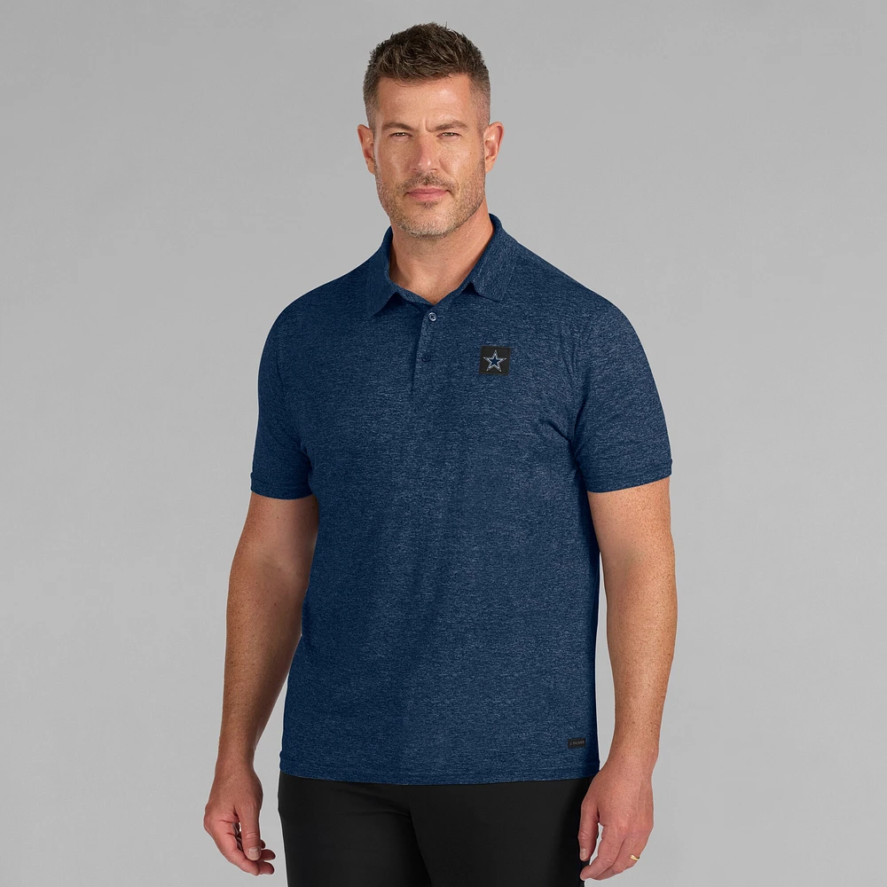 Polo à quatre points bleu marine Dallas Cowboys J. Palmer pour homme