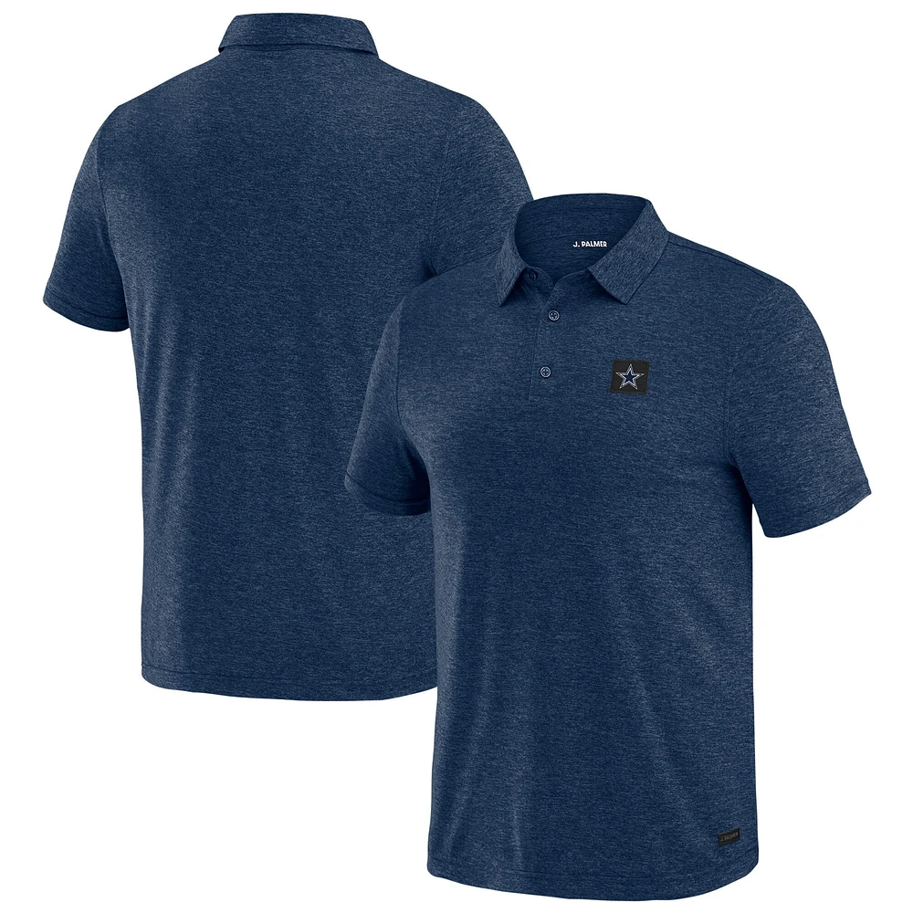 Polo à quatre points bleu marine Dallas Cowboys J. Palmer pour homme