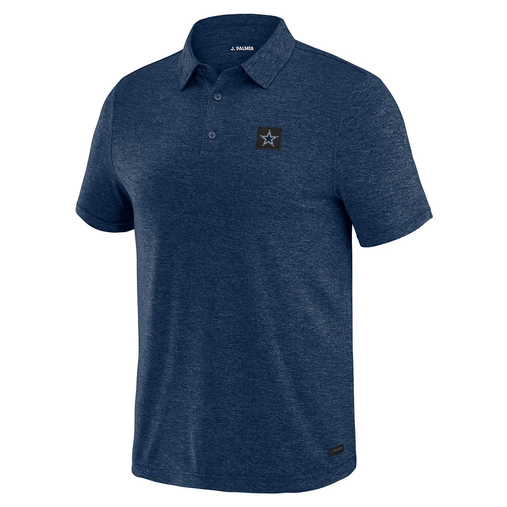 Polo à quatre points bleu marine Dallas Cowboys J. Palmer pour homme