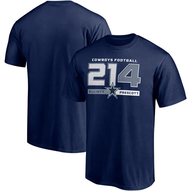 Men's Nike Ezekiel Elliott Navy Dallas Cowboys Name & Number T-Shirt