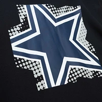 Men's Mitchell & Ness Black Dallas Cowboys Gridiron Classics Big Face 7.0 Pullover Hoodie