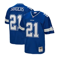 Maillot réplique Mitchell & Ness Deion Sanders bleu marine pour hommes des Dallas Cowboys Legacy